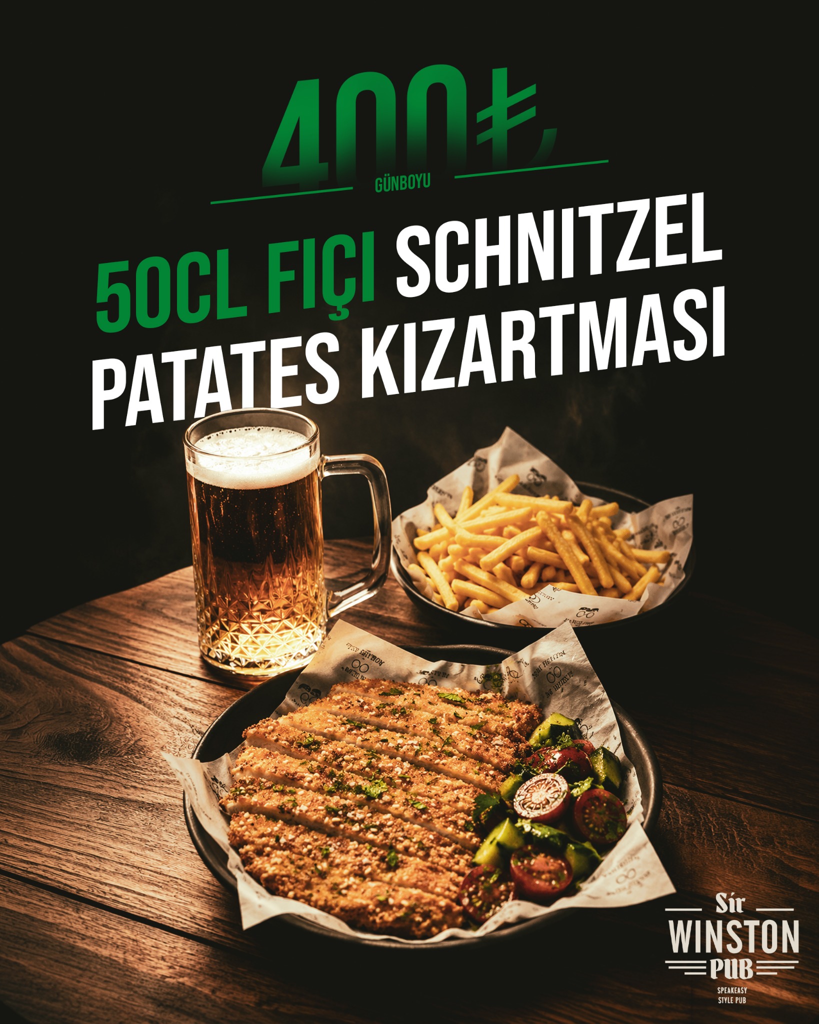 Schnitzel & patates